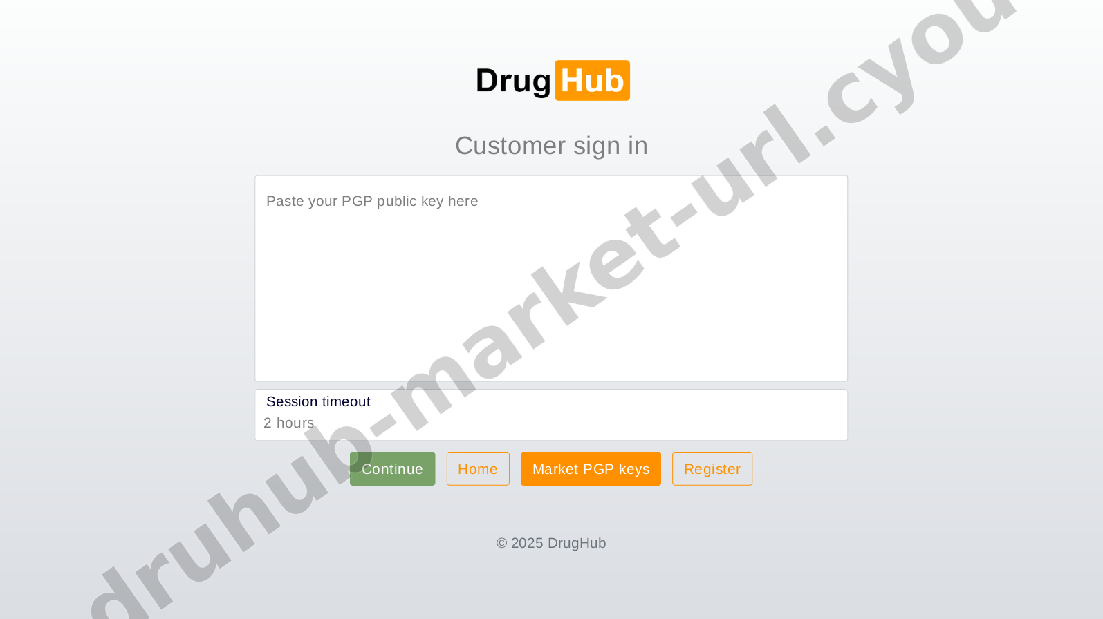DruHub Market Stable Login Port